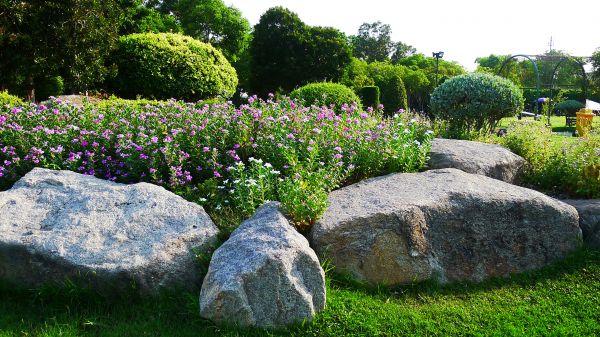Boulder Landscaping in Rockford