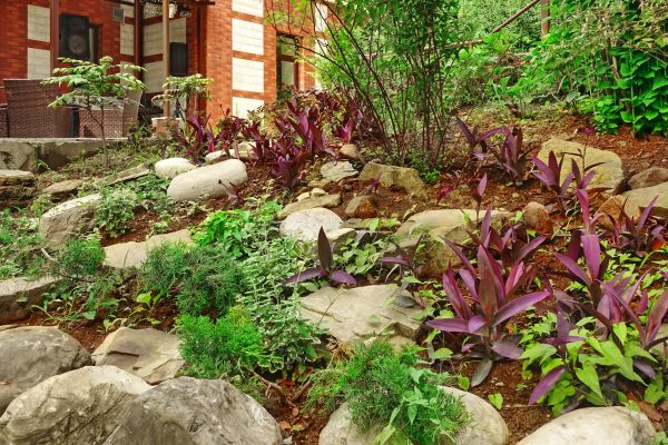 Rock Garden Landscaping in Rockford