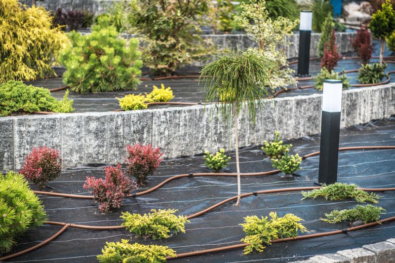 Black Mulch Installation